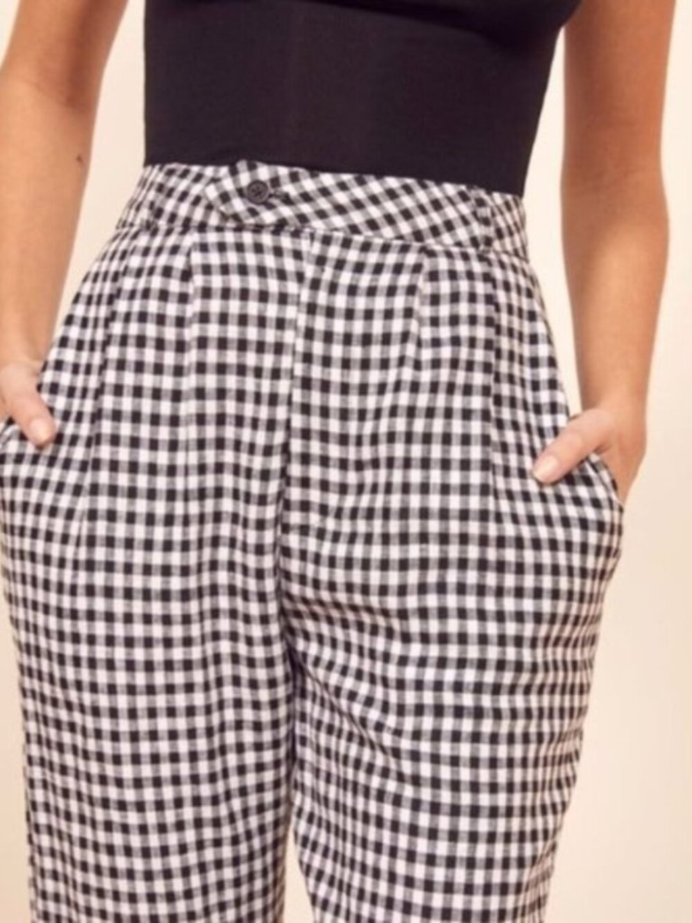Reformation Tanner in April Check size 8 - Picture 2 of 7